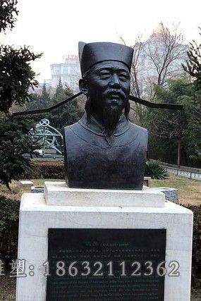 沈括人物公园景观铜雕