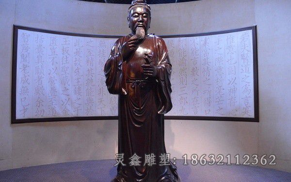 孙思邈城市人物铜雕