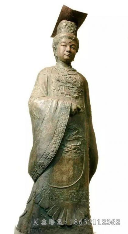 武则天城市人物铜雕