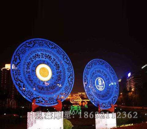 不锈钢彩绘园林景观雕塑