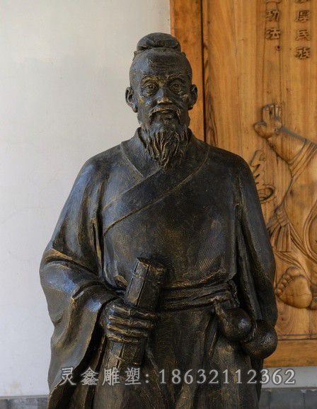 张仲景校园景观铜雕