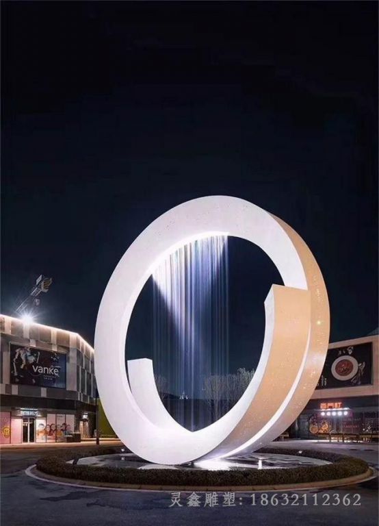 不锈钢校园景观雕塑