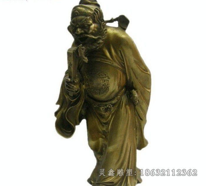 钟馗城市人物景观铜雕