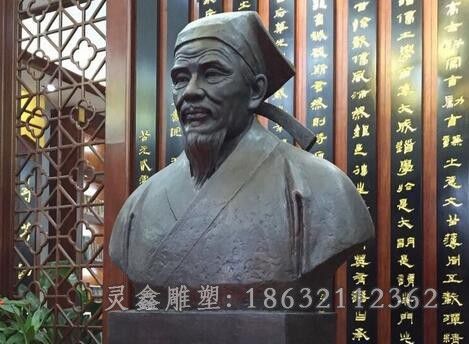 古代朱熹城市人物铜雕