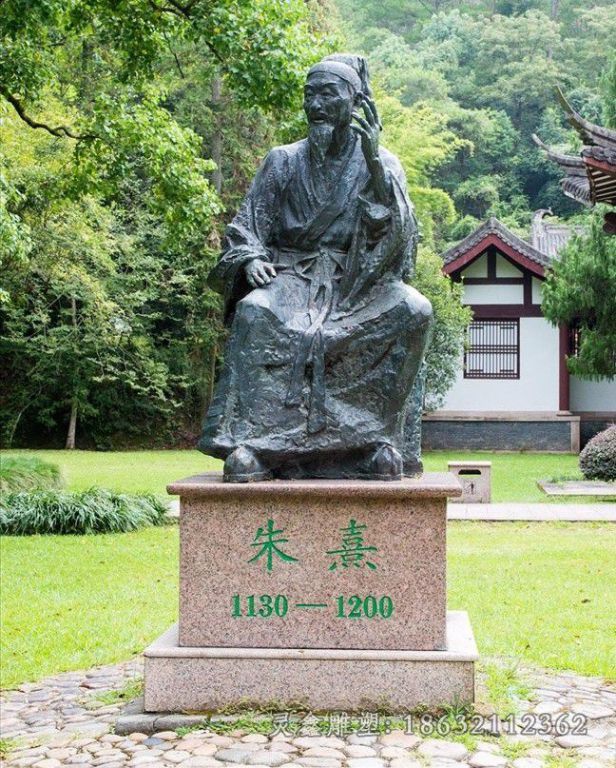 古代朱熹城市景观铜雕