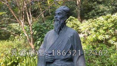 古代朱熹广场景观铜雕
