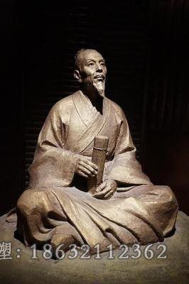数学家祖冲之景区铜雕