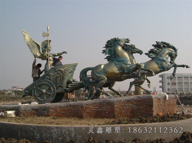 阿波罗公园景观人物铜雕