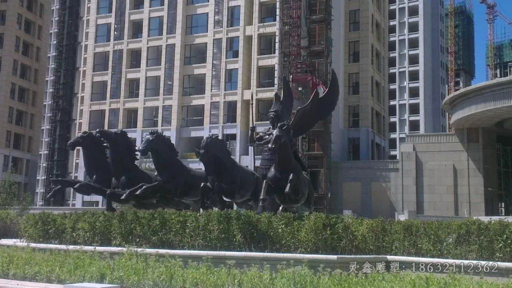阿波罗户外景观人物铜雕