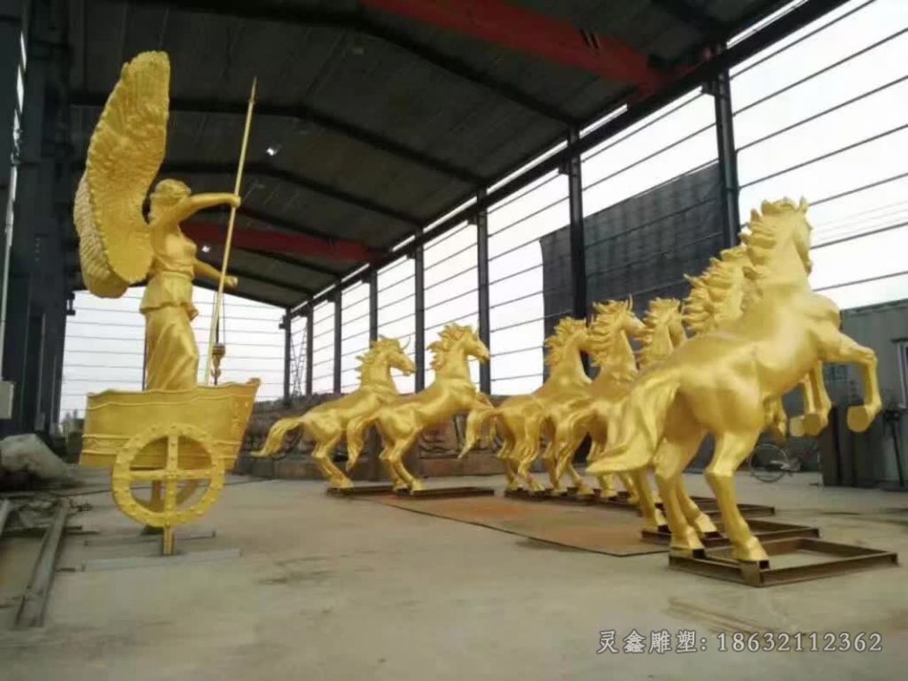 阿波罗小区景观人物铜雕