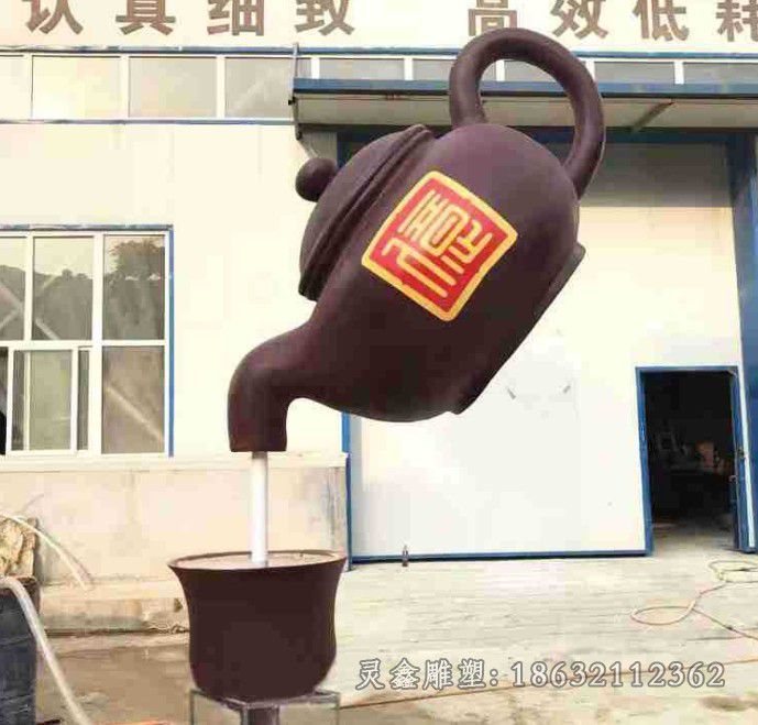 不锈钢彩绘喷泉园林雕塑