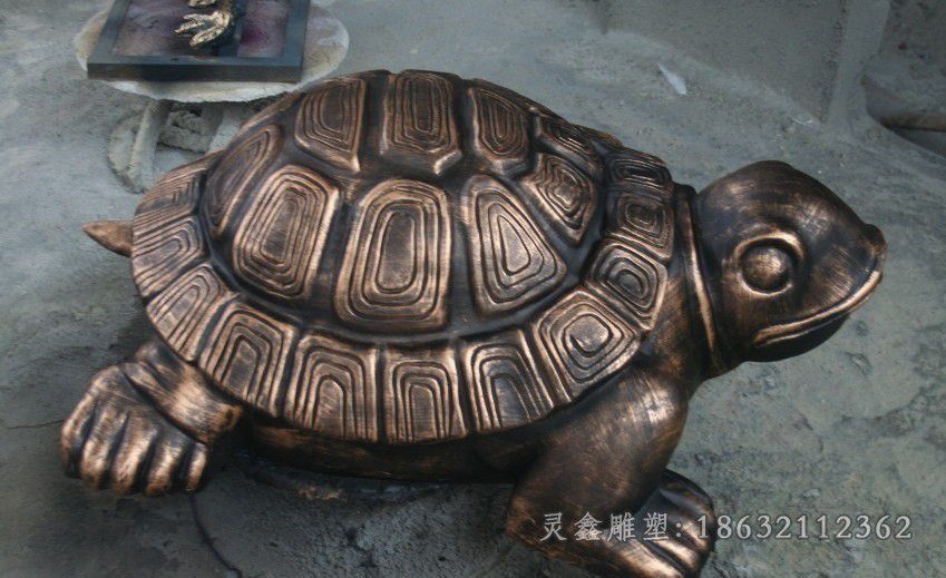 乌龟广场景观铜雕