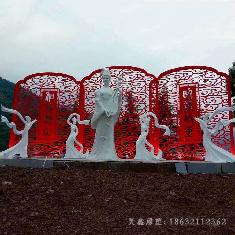 不锈钢党建公园景观雕塑