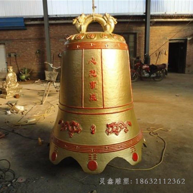 铜钟城市景观铜雕
