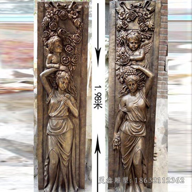 西方爱神广场人物铜雕