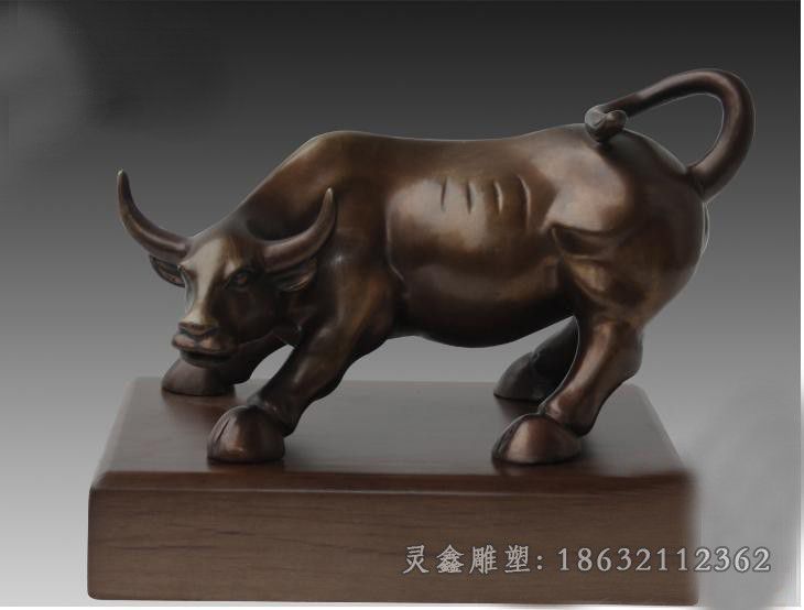 招财牛公园景观铜雕