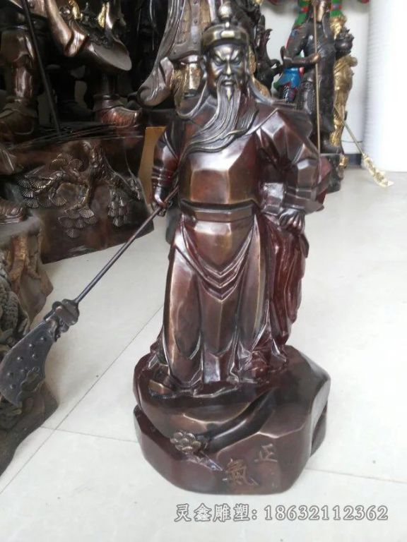 武财神关公城市人物铜雕