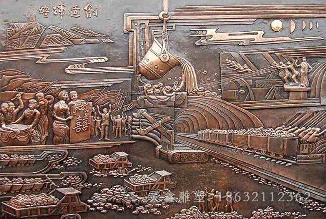 浮雕城市标志景观铜雕