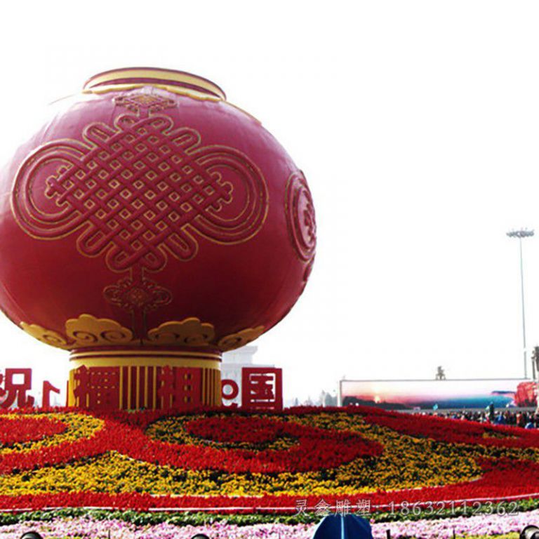 不锈钢灯笼广场景观雕塑