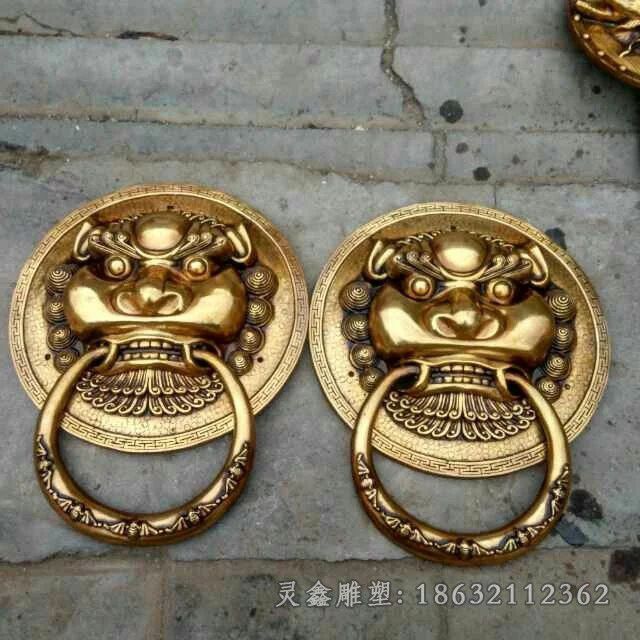 狮子头公园景观铜雕