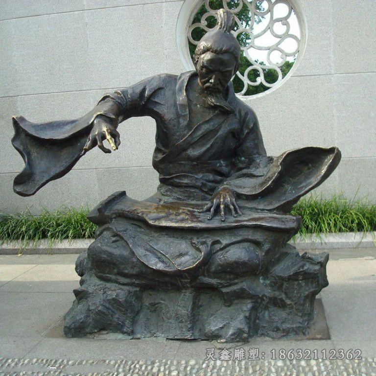 抽象钢琴广场景观铜雕
