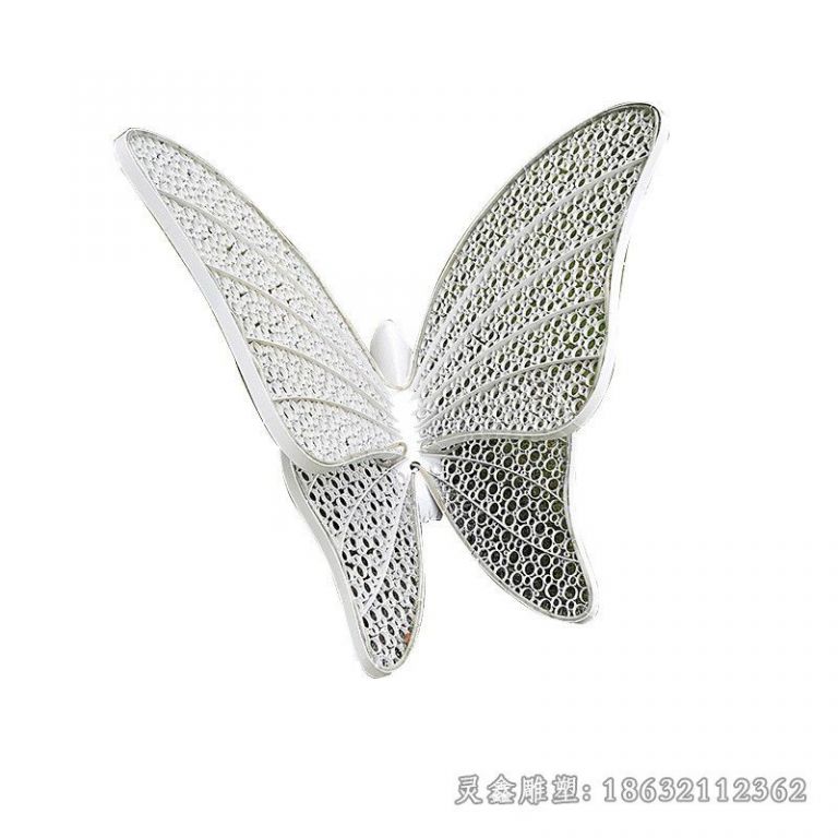 镂空蝴蝶不锈钢动物雕塑