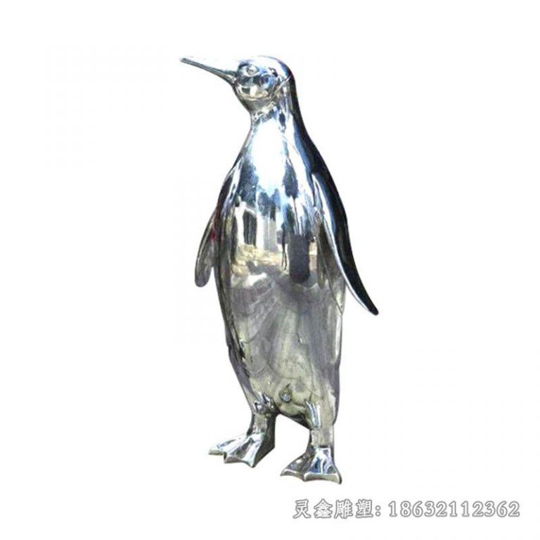 不锈钢镜面小鸟公园雕塑