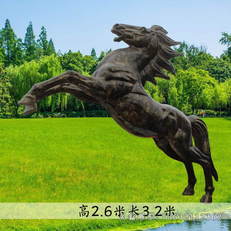 飞马广场动物景观铜雕