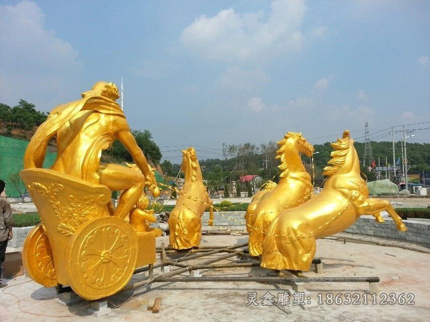 阿波罗喷泉广场景观铜雕