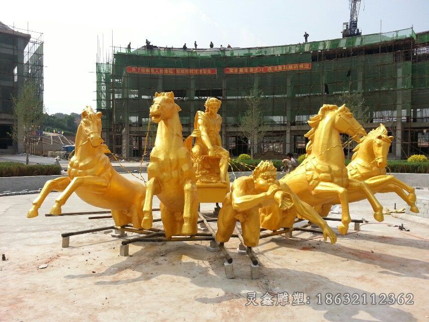 阿波罗喷泉户外景观铜雕