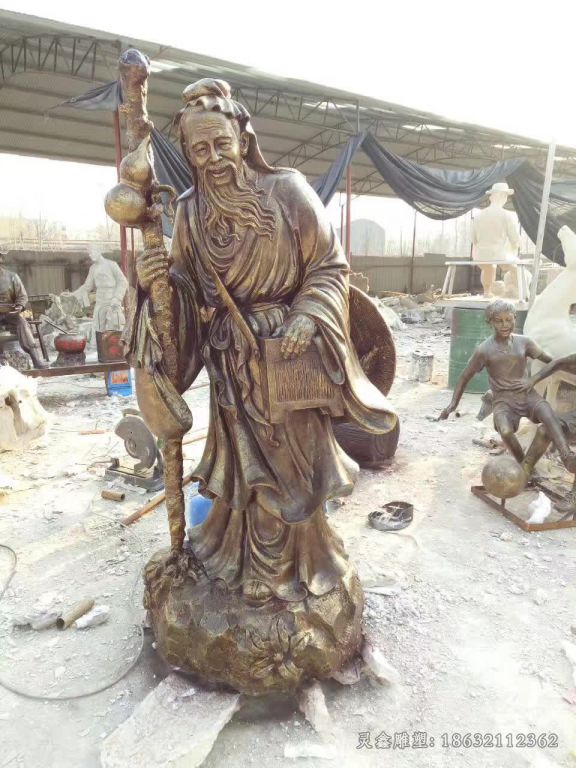古代孙思邈人物铜雕