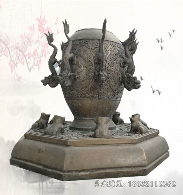 地动仪广场景观铜雕
