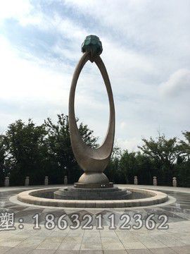 戒指商场景观不锈钢雕塑