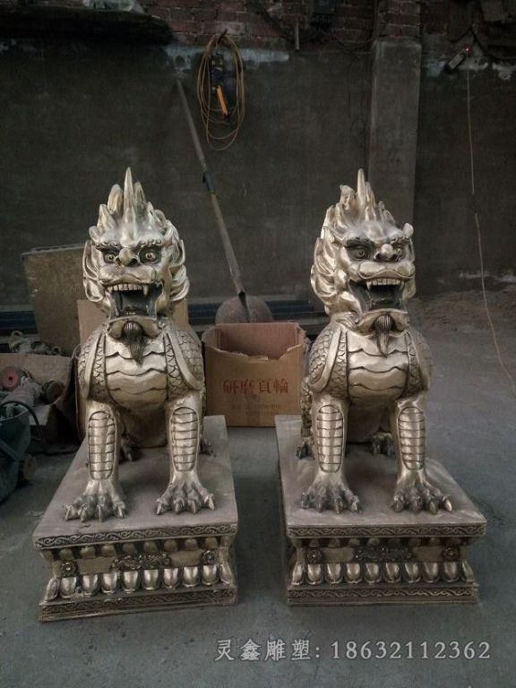 神兽麒麟广场景观铜雕