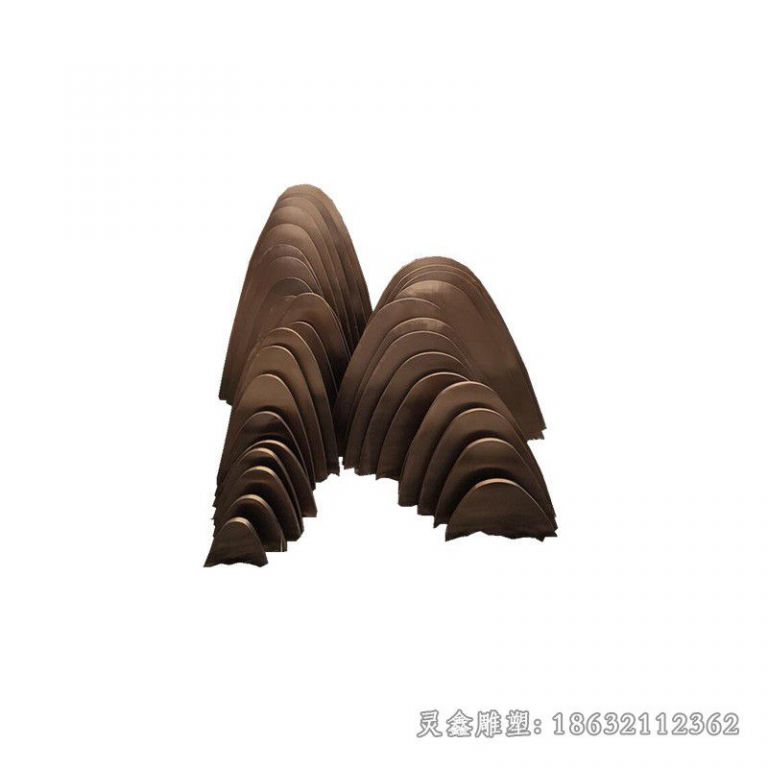 不锈钢假山小区景观雕塑