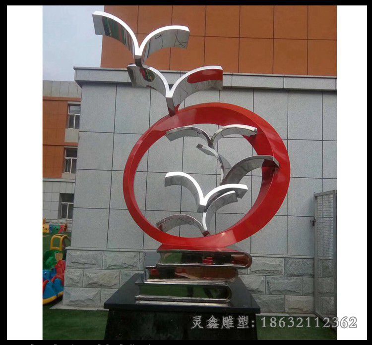 不锈钢飞燕抽象公园雕塑