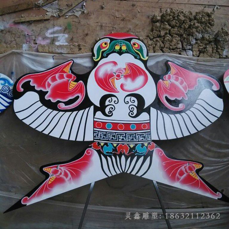 不锈钢彩绘风筝广场雕塑