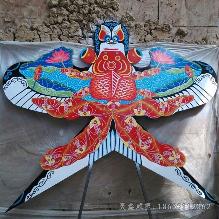 不锈钢彩绘风筝校园雕塑