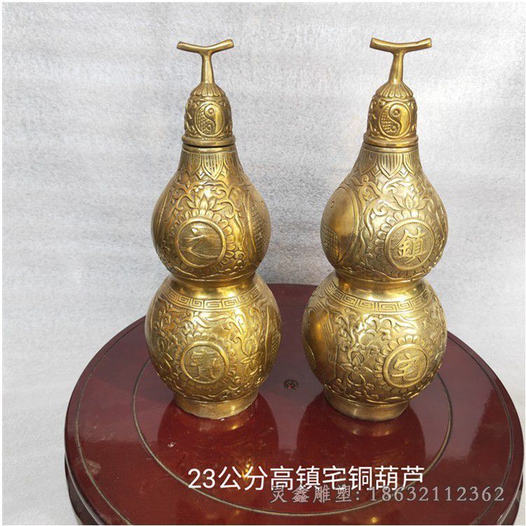 招财葫芦园林景观铜雕