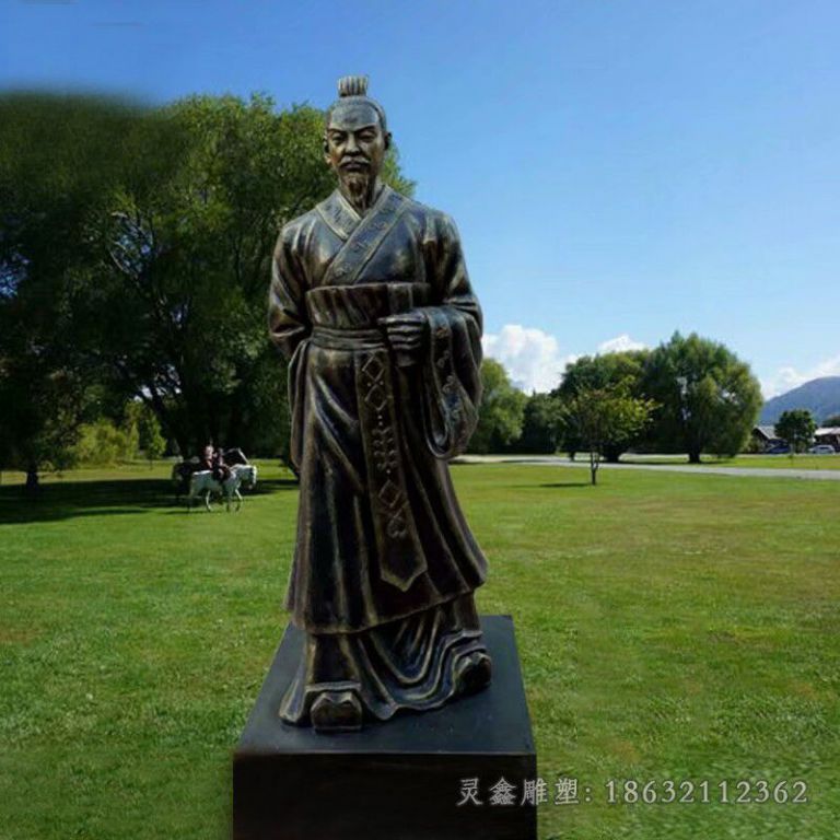 范蠡城市人物景观铜雕