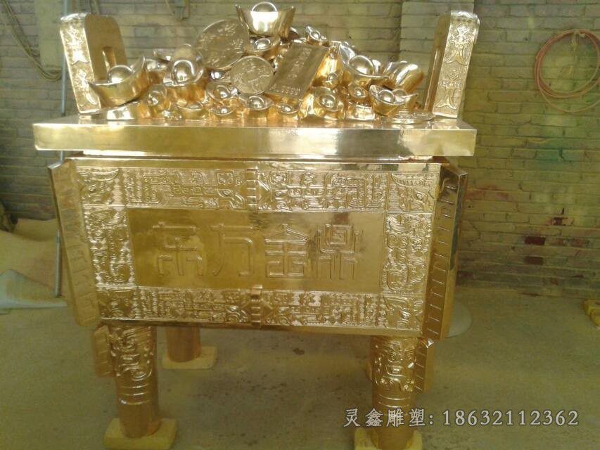 东方金鼎城市景观铜雕