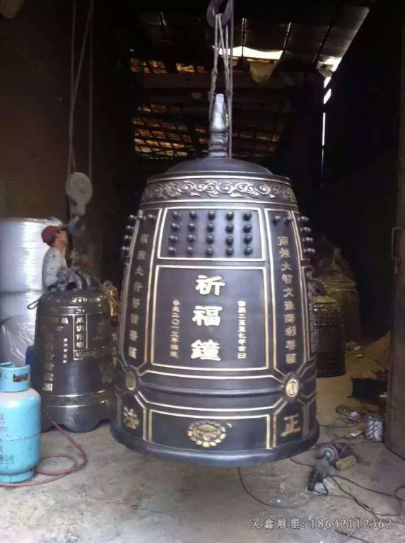 古代铜钟公园景观铜雕