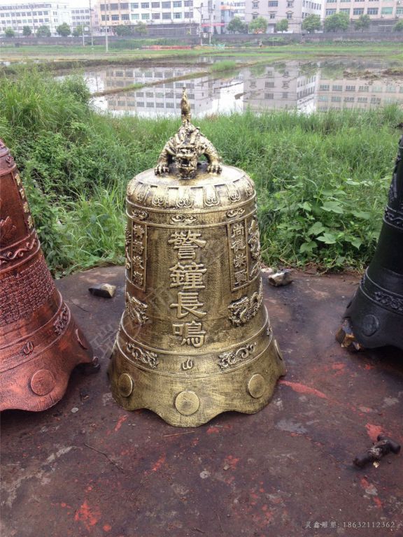 古代铜钟景区景观铜雕
