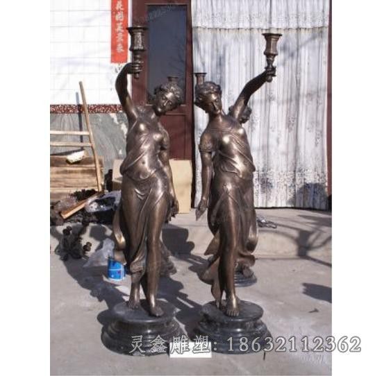 古罗马战士校园人物铜雕