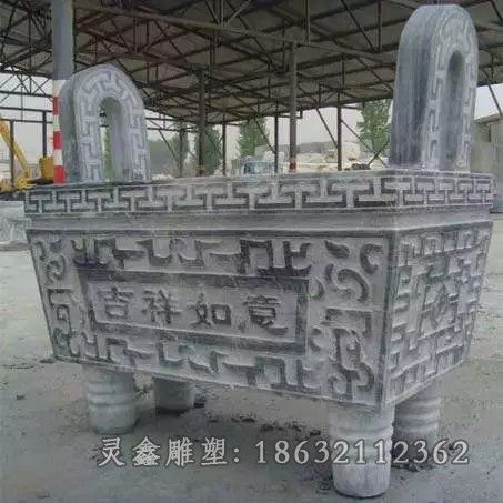 四足铜鼎小区景观铜雕