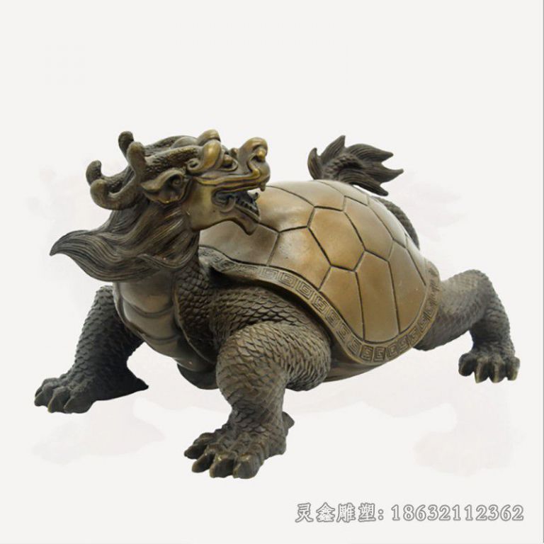 神兽龙龟广场景观铜雕