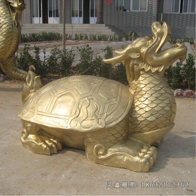 神兽龙龟公园景观铜雕