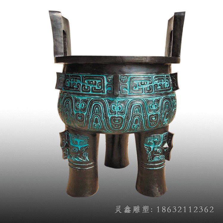 青铜香炉广场景观铜雕