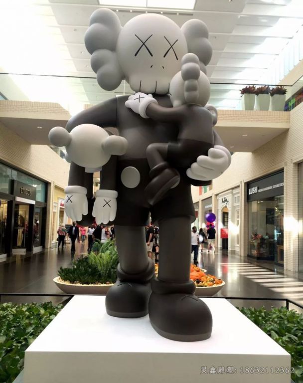不锈钢商场标志景观雕塑