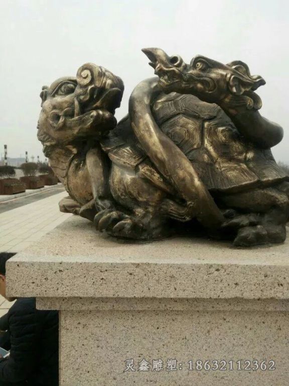 神兽龙龟公园动物铜雕